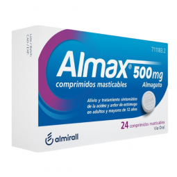 ALMAX 500 mg 24 COMPRIMIDOS MASTICABLES