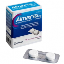 ALMAX 500 mg 18 COMPRIMIDOS MASTICABLES