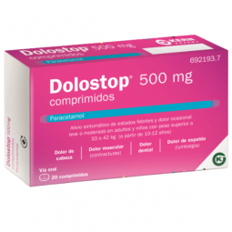 DOLOSTOP 500 mg 20 COMPRIMIDOS