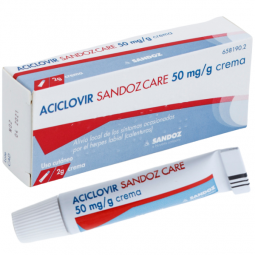 ACICLOVIR SANDOZ EFG 50 mg/g CREMA 2G