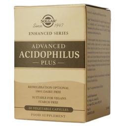 SOLGAR ADVANCED ACIDOPHILUS PLUS 60 CAPS