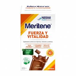 MERITENE FUERZA Y VITALIDAD BATIDO CHOCOLATE 15 SOBRES