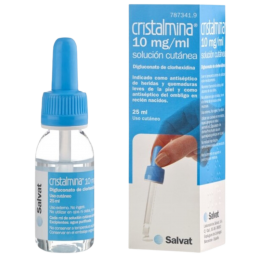 CRISTALMINA 10 mg/ml SOLUCION CUTANEA 25ML
