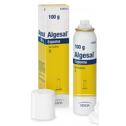 ALGESAL 100 mg/g + 10 mg/g ESPUMA CUTANEA  100g