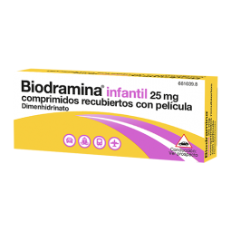 BIODRAMINA INFANTIL 25 mg 12 COMPRIMIDOS RECUBIERTOS
