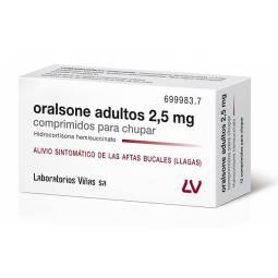 ORALSONE ADULTOS 2,5 mg 12 COMPRIMIDOS PARA CHUPAR
